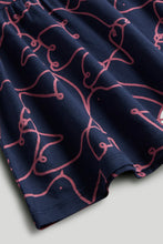將圖片載入圖庫檢視器 Mothercare Navy Bird Cotton Jersey Dress