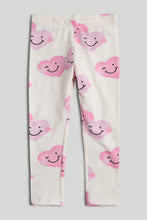 Load image into Gallery viewer, Mothercare Heart Ribbed Leggings