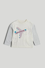 Load image into Gallery viewer, Mothercare Plane Long-Sleeved T-Shirt