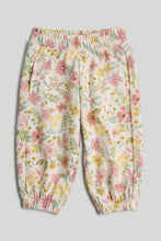將圖片載入圖庫檢視器 Mothercare White Floral Joggers