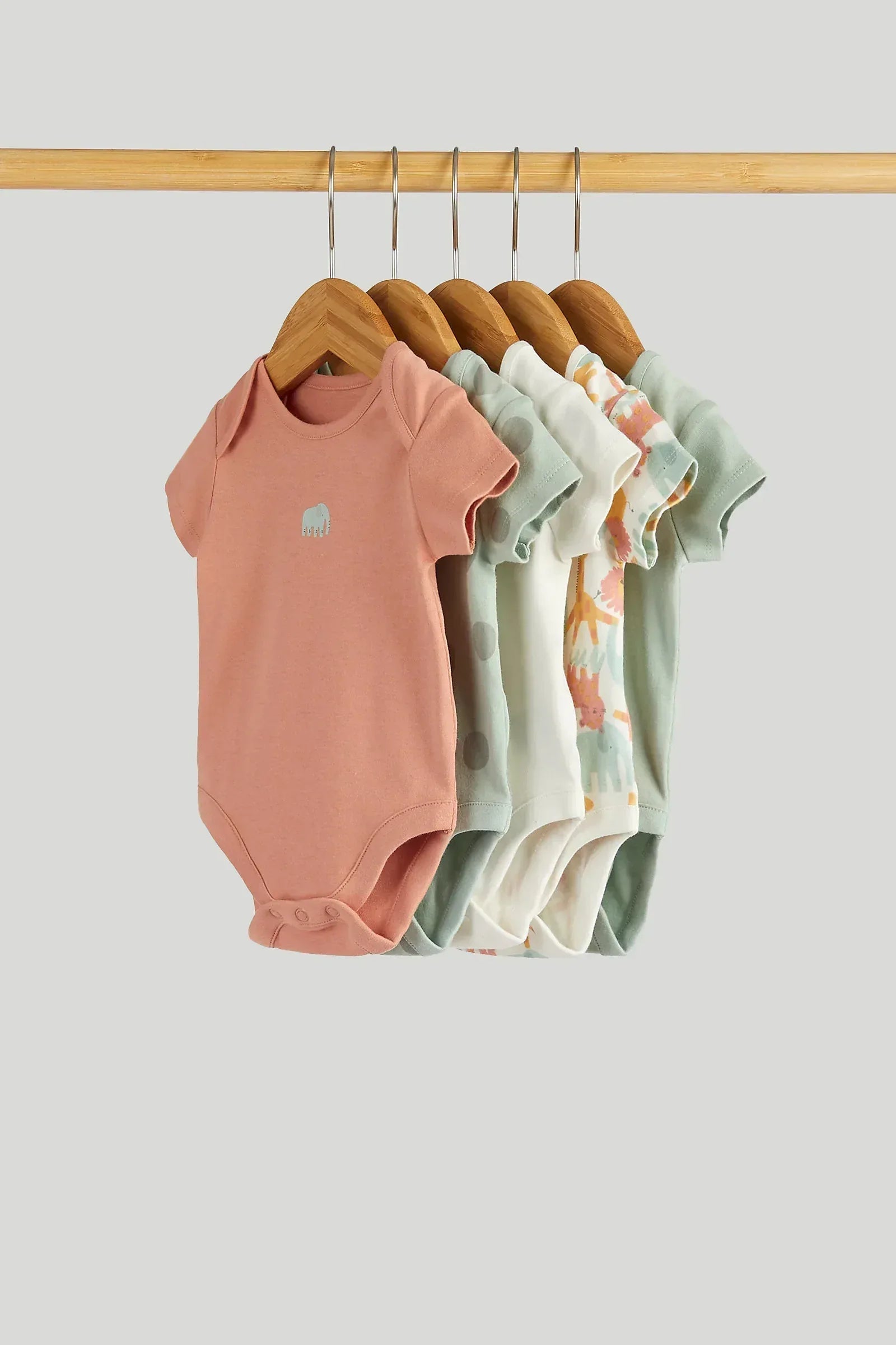 Mothercare 5 Pack Transport Sleeveless Bodysuits