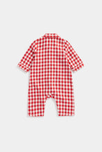 
                        
                          Load image into Gallery viewer, Mothercare Festive Gingham Woven Baby Pyjamas
                        
                      