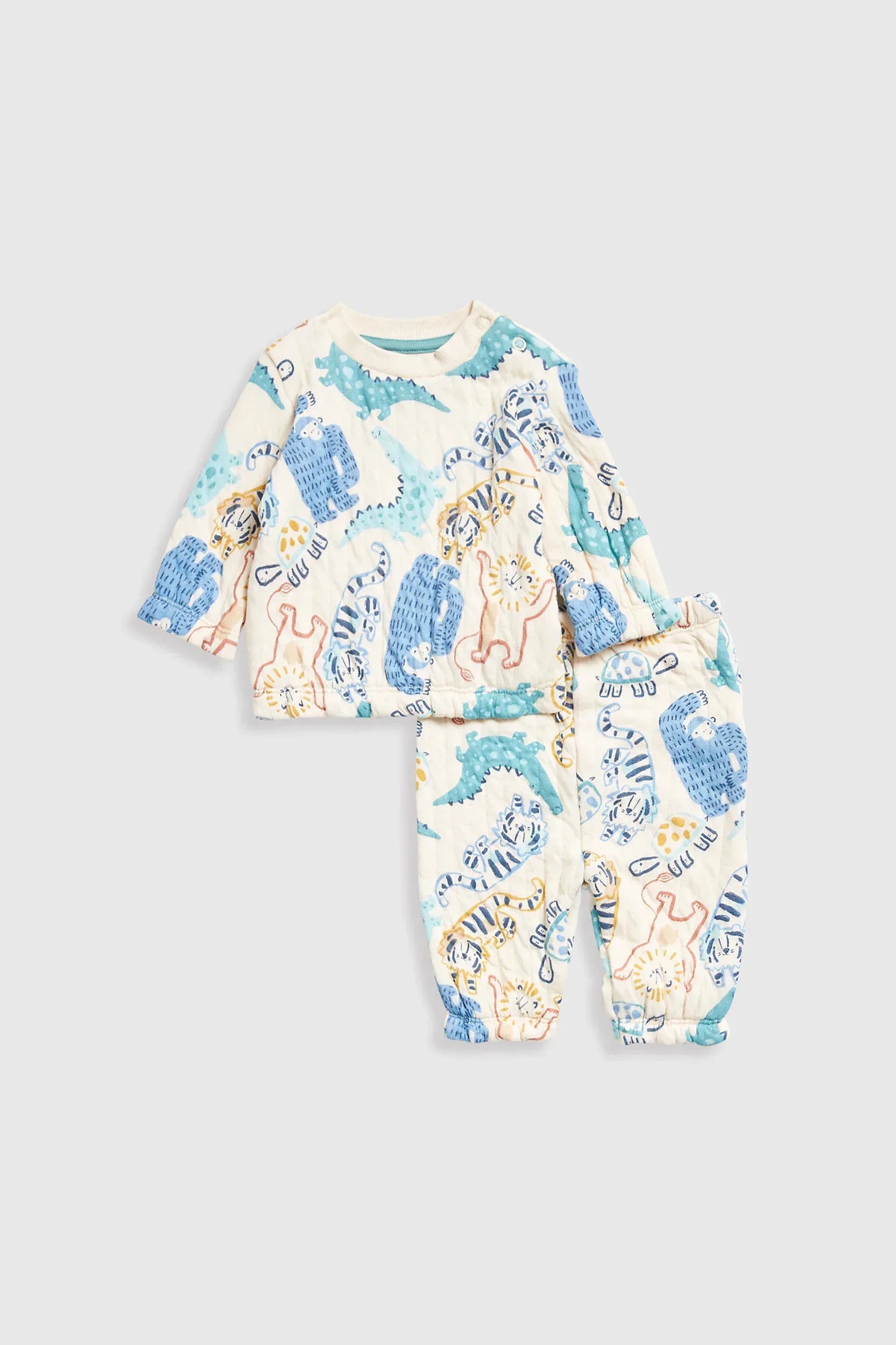 Mothercare Jungle Fun Shirt and T-Shirt Set