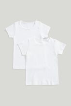 將圖片載入圖庫檢視器 Mothercare 2 Pack Short-Sleeved Vests