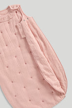 Load image into Gallery viewer, Mothercare 2.5 Tog Muslin Daisy Sleeping Bag - 0-6 months