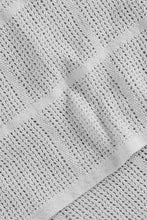 Load image into Gallery viewer, Mothercare Grey Cellular Blanket For Cot Bed