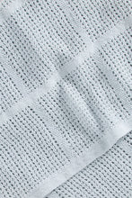 Load image into Gallery viewer, Mothercare Blue Cellular Blanket For Moses Basket/Crib/Pram