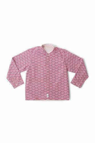 Maison Q Great March Reversible Long Sleeve Boy's Shirt Size A