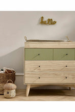 Load image into Gallery viewer, Mamas & Papas Coxley Nusery Dresser Changer Olive Green 1