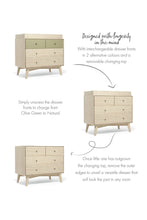 
                        
                          Load image into Gallery viewer, Mamas &amp; Papas Coxley Nusery Dresser Changer Olive Green 5
                        
                      