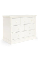 Load image into Gallery viewer, Mamas & Papas Oxford Wooden 3 Drawer Dresser & Baby Changing Unit Pure White 1
