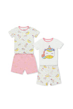 
                        
                          Load image into Gallery viewer, Not Too Big Unicorn Bamboo Shorties - 2 Pack 1
                        
                      
