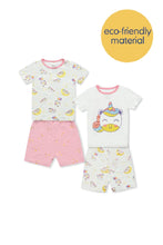 
                        
                          Load image into Gallery viewer, Not Too Big Unicorn Bamboo Shorties - 2 Pack
                        
                      