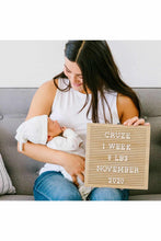 將圖片載入圖庫檢視器 Pearhead Wooden Letterboard Set 4