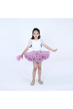 
                        
                          Load image into Gallery viewer, Q. cutians Tutu Short Skirt Children Girls Half Skirt - Purple Pink 2
                        
                      