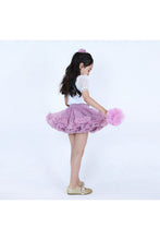 
                        
                          Load image into Gallery viewer, Q. cutians Tutu Short Skirt Children Girls Half Skirt - Purple Pink 5
                        
                      
