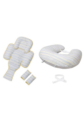 ClevaMama ClevaCushion Nursing Pillow and Baby Nest Grey 1