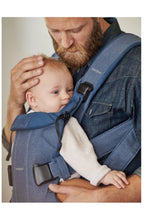 
                        
                          Load image into Gallery viewer, BabyBjorn Baby Carrier One Classic Denim/Midnight Blue Cotton Mix 7
                        
                      