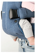 
                        
                          Load image into Gallery viewer, BabyBjorn Baby Carrier One Classic Denim/Midnight Blue Cotton Mix 3
                        
                      