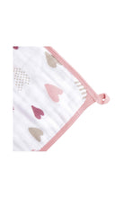 
                        
                          Load image into Gallery viewer, Aden Anais Cotton Muslin Washcloth Set 3 Pack Heartbreake 4
                        
                      