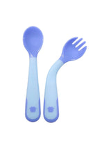 
                        
                          Load image into Gallery viewer, B&amp;H Thermo Sensing Bendable Fork And Spoon Set
                        
                      