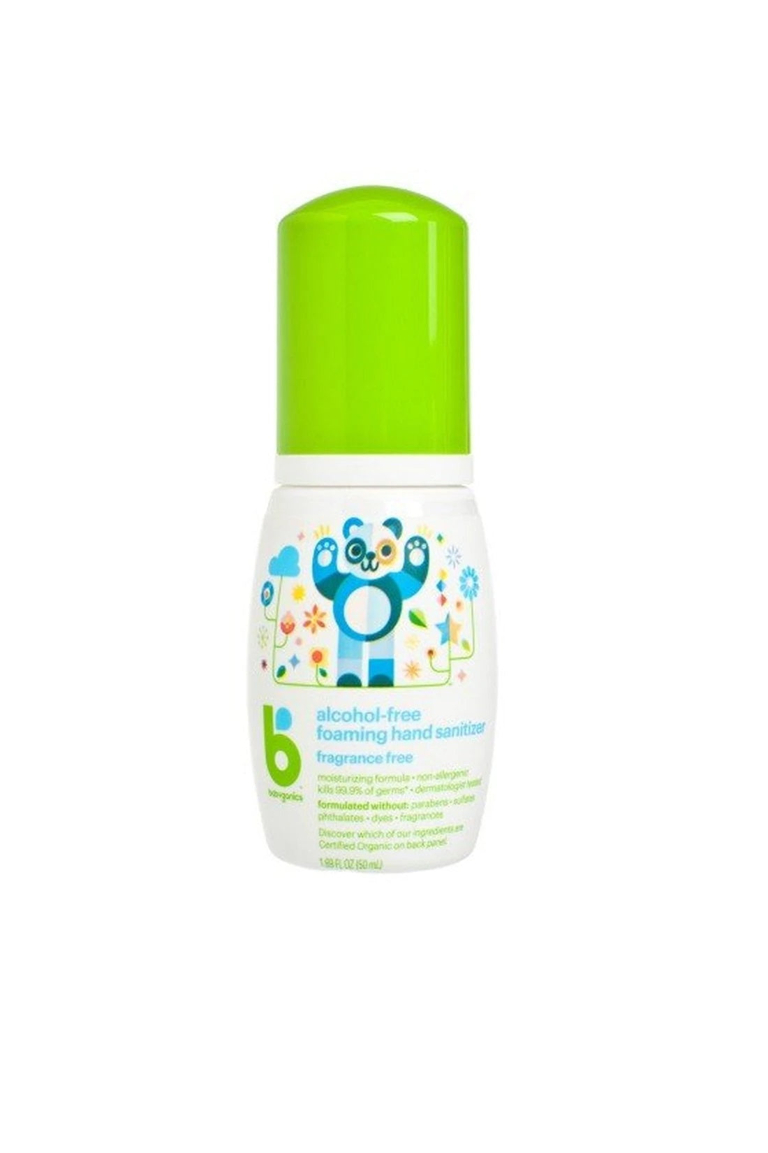 Babyganics alcohol free foaming discount hand sanitizer fragrance free