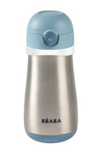 Load image into Gallery viewer, Beaba Stainless Steel Bottle 350 Ml Windy Blue 1