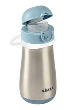 Load image into Gallery viewer, Beaba Stainless Steel Bottle 350 Ml Windy Blue 2