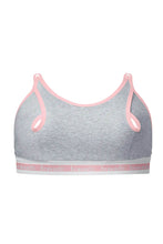 將圖片載入圖庫檢視器 Bravado Designs Clip And Pump HandsFree Nursing Bra Accessory  Sustainable  Dove Heather With Dusted Peony  1