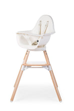 
                        
                          Load image into Gallery viewer, Childhome Evolu One.80?? High Chair Natural White with Bumper 3
                        
                      