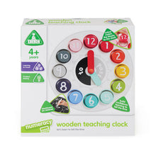 
                        
                          Load image into Gallery viewer, Early Learning Centre Wooden Teaching Clock
                        
                      