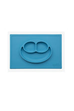 
                        
                          Load image into Gallery viewer, Ezpz Happy Mat Smile Plate Blue 3
                        
                      