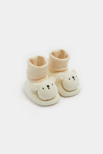 
                        
                          Load image into Gallery viewer, Mothercare Bear Rattle Sock-Top Booties
                        
                      