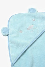 
                        
                          Load image into Gallery viewer, Mothercare Bear Luxury Cuddle &#39;N&#39; Dry Hooded Towel Blue 2
                        
                      