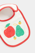 Load image into Gallery viewer, Mothercare Fun Fruits Newborn Bibs - 3 Pack