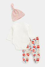 
                        
                          Load image into Gallery viewer, Mothercare Fun Buses 3-Piece Baby Outfit Set
                        
                      