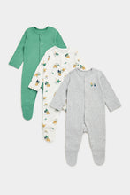 
                        
                          Load image into Gallery viewer, Mothercare Animal Band Sleepsuits - 3 Pack
                        
                      