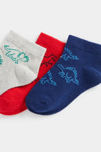 
                        
                          Load image into Gallery viewer, Mothercare Dinosaur Trainer Socks - 5 Pack
                        
                      