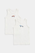 
                        
                          Load image into Gallery viewer, Mothercare Car Sleeveless Vests - 2 Pack
                        
                      