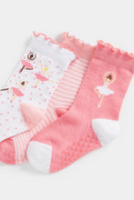
                        
                          Load image into Gallery viewer, Mothercare Ballerina Slip-Resist Socks - 3 Pack
                        
                      