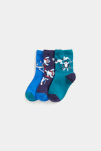 
                        
                          Load image into Gallery viewer, Mothercare Dinosaur Socks - 3 Pack
                        
                      