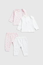 
                        
                          Load image into Gallery viewer, Mothercare Floral Bunny Baby Pyjamas - 2 Pack
                        
                      