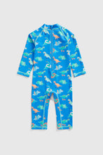 
                        
                          Load image into Gallery viewer, Mothercare Dinosaur Sunsafe Suit Upf50+
                        
                      