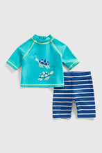 
                        
                          Load image into Gallery viewer, Mothercare Turtle Sunsafe Rash Vest And Shorts Upf50+
                        
                      