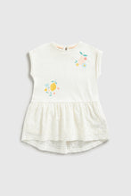 
                        
                          Load image into Gallery viewer, Mothercare Broderie Peplum Dress
                        
                      