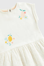 
                        
                          Load image into Gallery viewer, Mothercare Broderie Peplum Dress
                        
                      