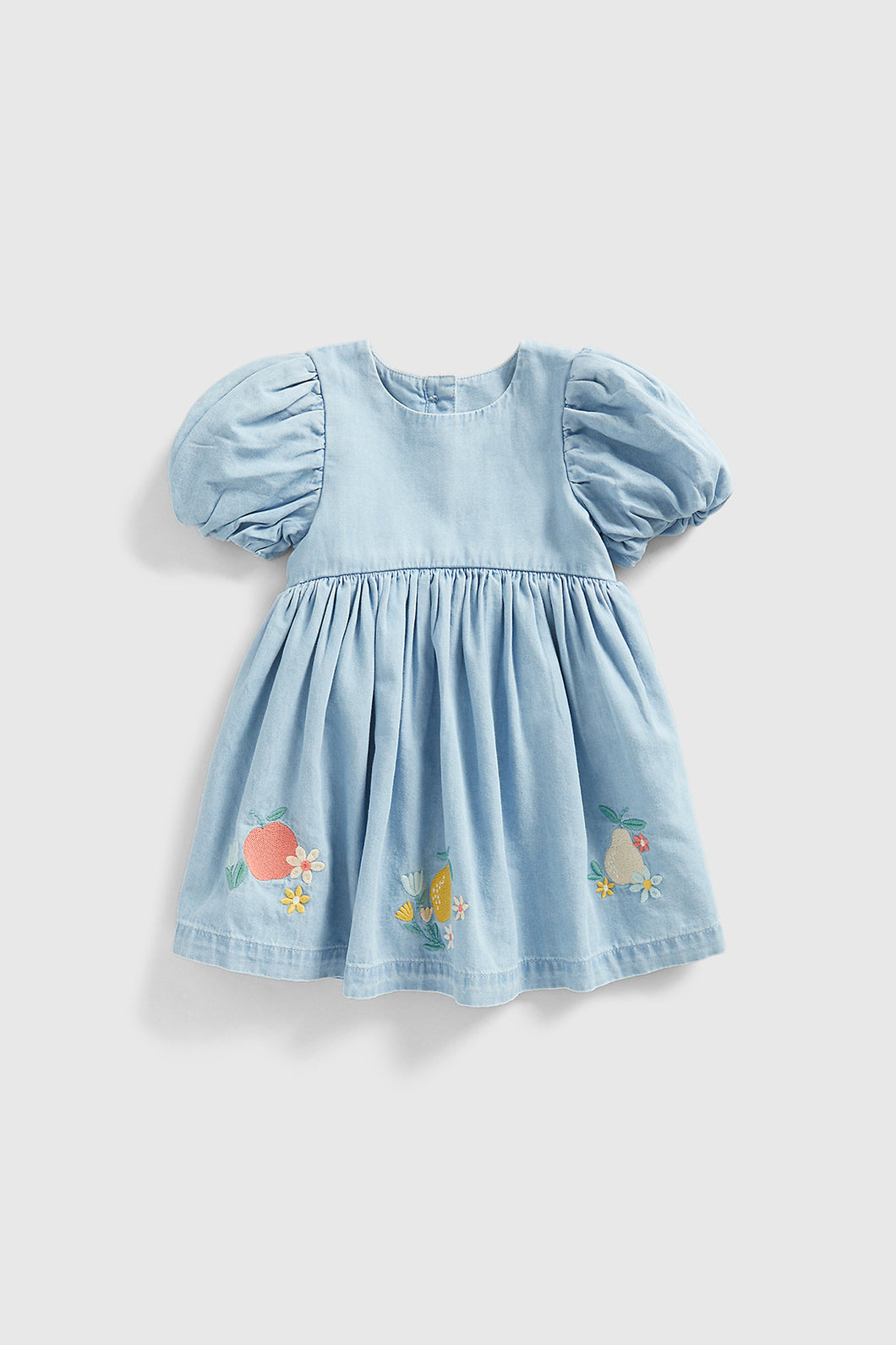 Mothercare Embroidered Denim Dress