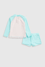 
                        
                          Load image into Gallery viewer, Mothercare Seahorse Sunsafe Rash Vest And Shorts Set Upf50+
                        
                      