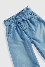 
                        
                          Load image into Gallery viewer, Mothercare Chambray Wide-Leg Trousers
                        
                      