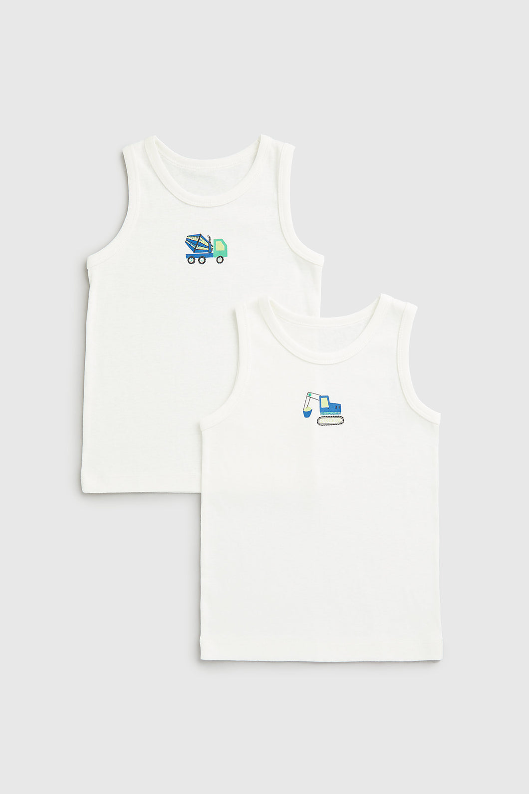 Mothercare Construction Sleeveless Vests - 2 Pack